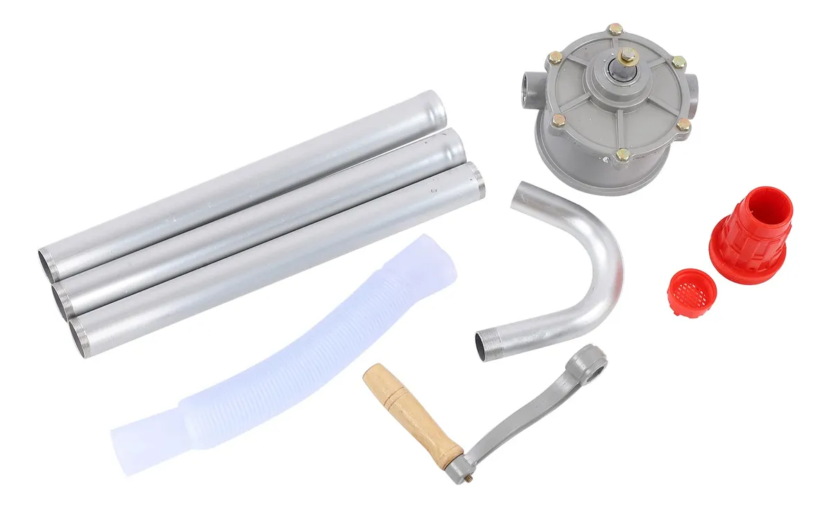 Bomba Manual de Barril para Diésel y Queroseno | Aluminio Resistente | Transferencia Eficiente de Combustible | Ideal para Garajes y Talleres | Ligera y Duradera
