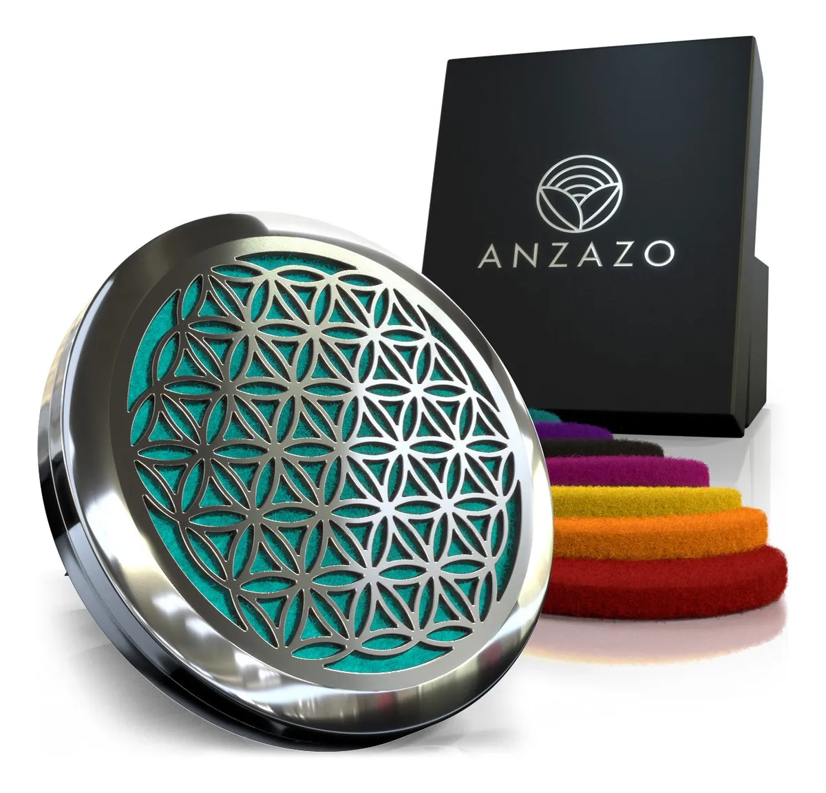 Difusor de Esencias para Coche con Medalla Magnética y Clip: Aroma Fresco y Duradero en tu Vehículo | Diseño Elegante y Fácil de Usar