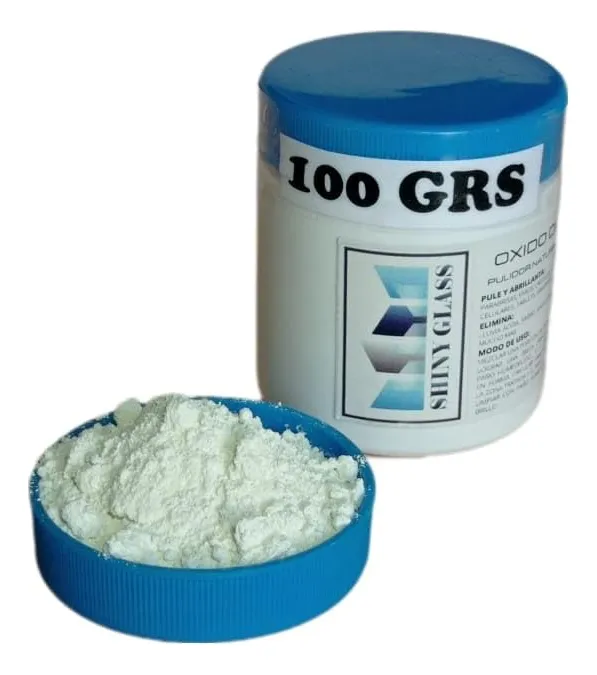 Óxido de Cerio Blanco Puro 100g para Pulir Cristales, Metales y Superficies Delicadas | Elimina Rayones y Brillo Profesional