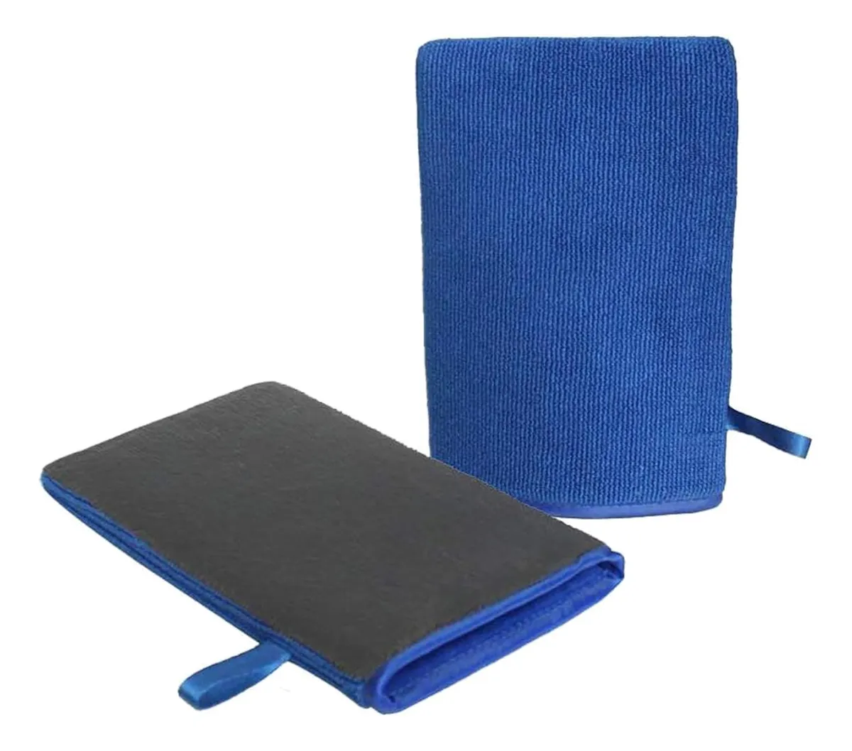 Guantes de Limpieza de Arcilla para Detallado de Coches - Pack 2 Unidades - Azul - Eliminación de Contaminantes y Pulido Suave - Kit Profesional para Pintura Automotriz
