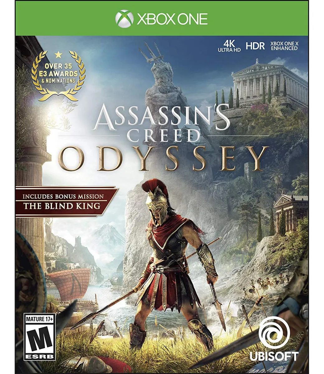 Assassin's Creed Odyssey Edición Estándar para Xbox One - Sumérgete en la Antigua Grecia, Vive una Épica Aventura Histórica y Explora un Mundo Abierto Masivo - Juego para Consola Xbox One