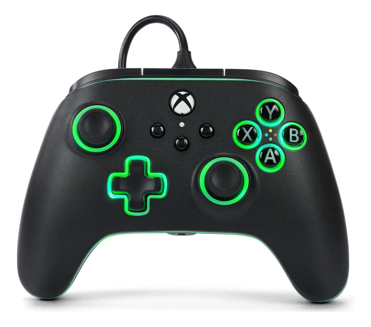 Controlador Alámbrico PowerA Advantage para Xbox Series XS | Conexión Fiable y Precisión Superior para tus Juegos | Negro