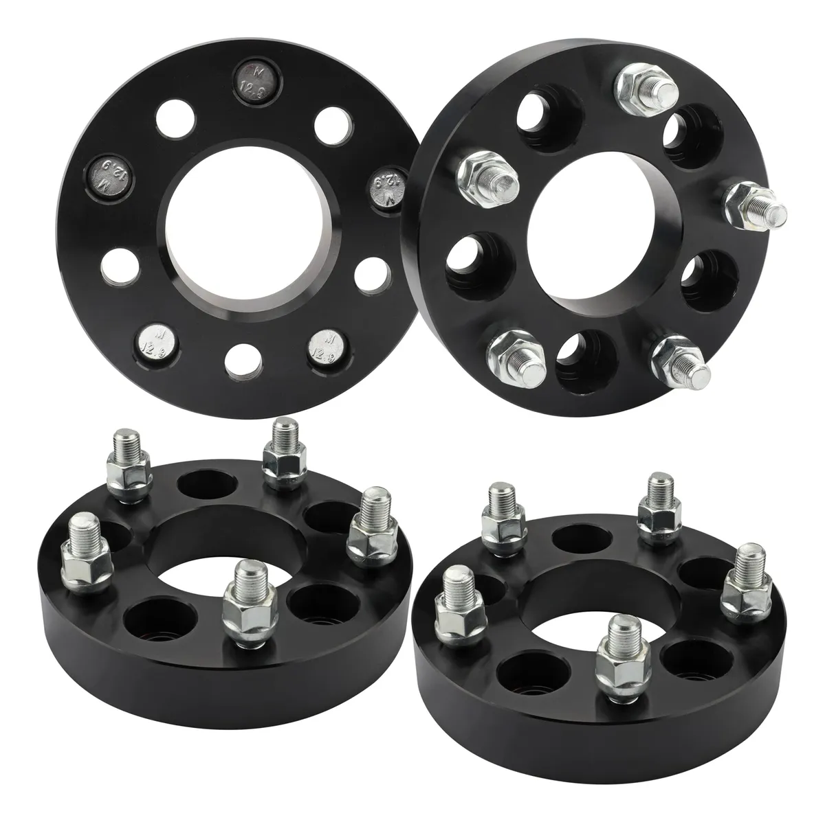Adaptador de Rueda 5x4.5 a 5x5 Pulgadas para Jeep Wrangler TJ, YJ, KK | Mejora tu Configuración de Ruedas | Espaciadores Adaptadores Duraderos