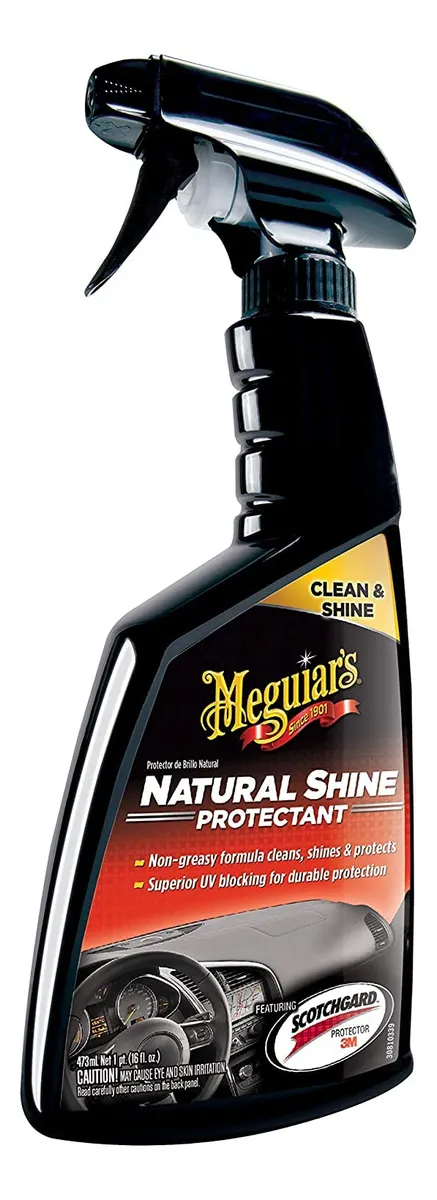 Abrillantador de Tableros Natural Shine 473ml: Restaura el Brillo Natural y Protege Superficies Interiores del Coche