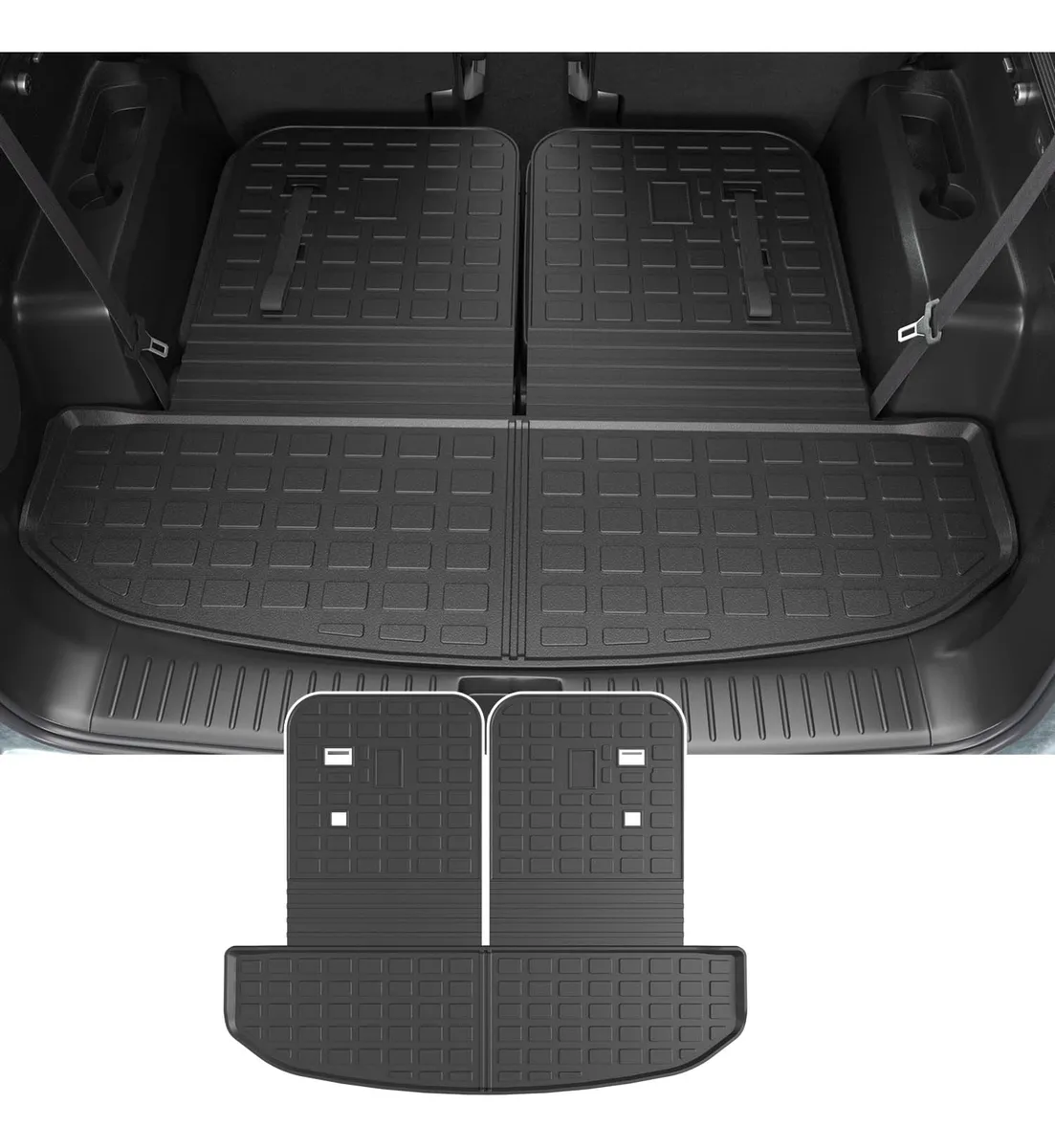Alfombrilla de Maletero Personalizada para Kia Sorento 2021-2025 | Protección Impermeable y Antideslizante para Carga | Resistente y Duradera | Fácil Limpieza