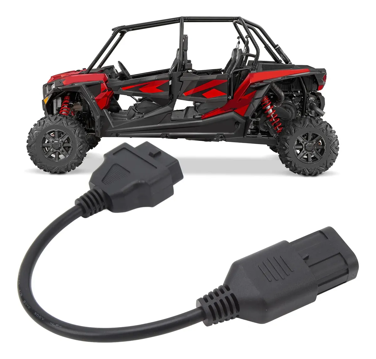 Adaptador Conector Diagnóstico OBD2 de 8 Pines para Motos Polaris | Conexión Profesional | Accesorios Mecánicos