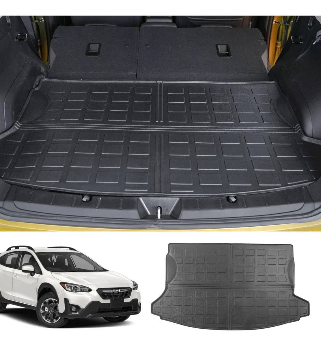 Alfombrilla de Maletero Personalizada para Subaru Crosstrek (2018-2023) - Protección Premium Impermeable y Duradera para el Interior de tu Vehículo