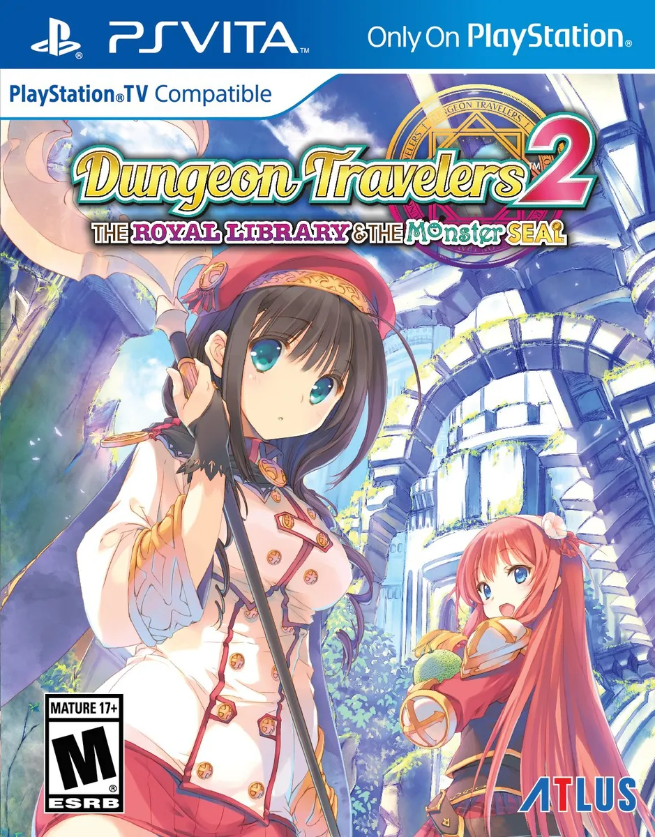 Dungeon Travelers 2 La Biblioteca Real Y El Sello Monstruo P para PlayStation Vita | RPG de Acción y Estrategia con Combate Táctico Profundo y Explora Mazmorras Mágicas