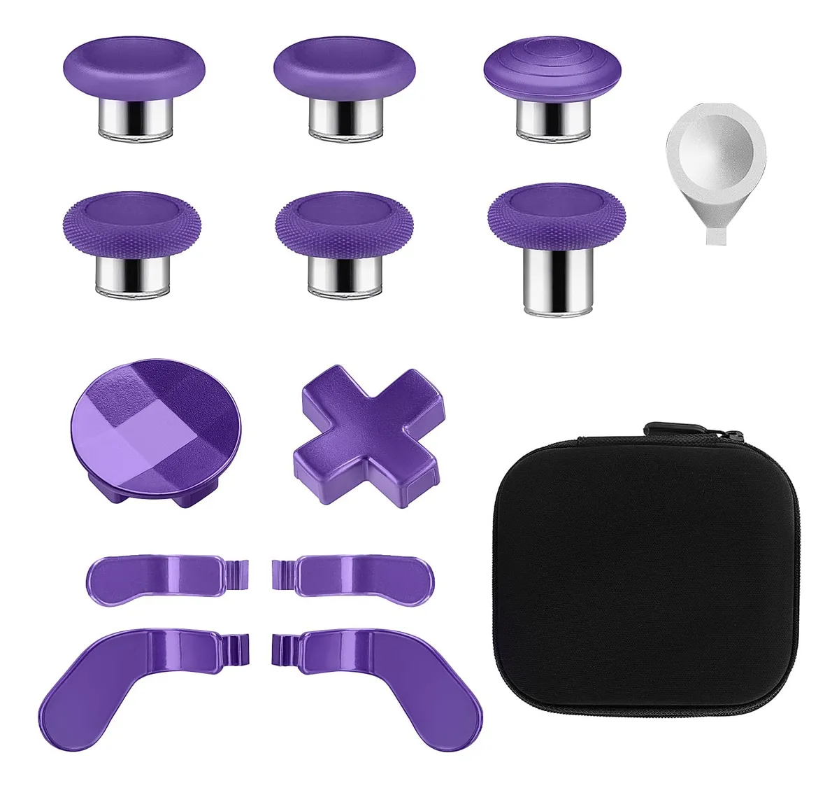 Accesorios Metálicos para Controlador Xbox One Elite Series 2: Palancas y Botones Personalizables para Gaming Profesional
