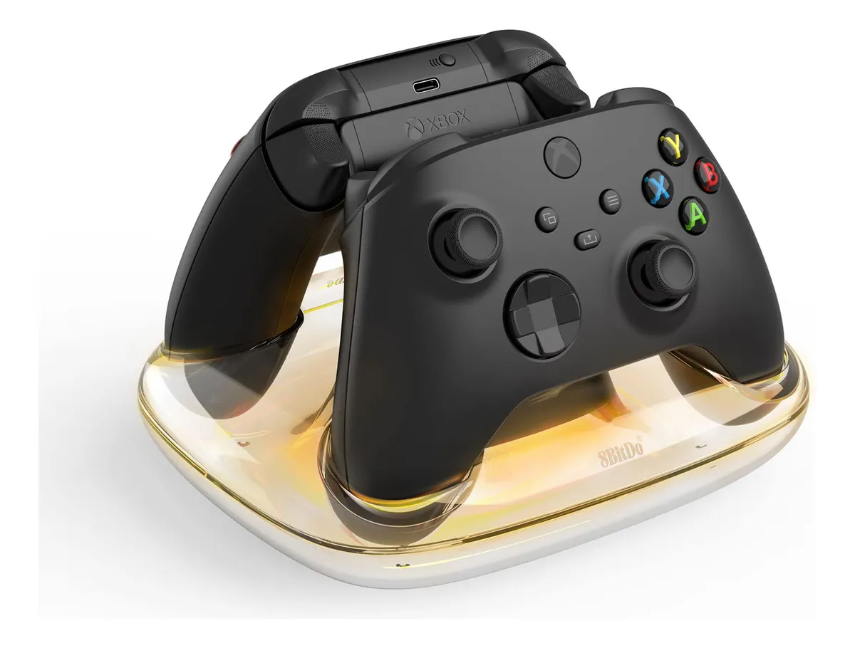 Base de Carga Doble para Mandos Xbox - Negra | Carga Rápida y Organizada para tus Controles | Accesorios Gaming Premium