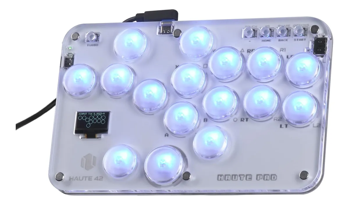 Controlador Arcade S16-c para PC y Consolas: Experiencia de Juego Profesional sin Palancas, Versátil y Preciso para Amantes de los Fighting Games y Arcade
