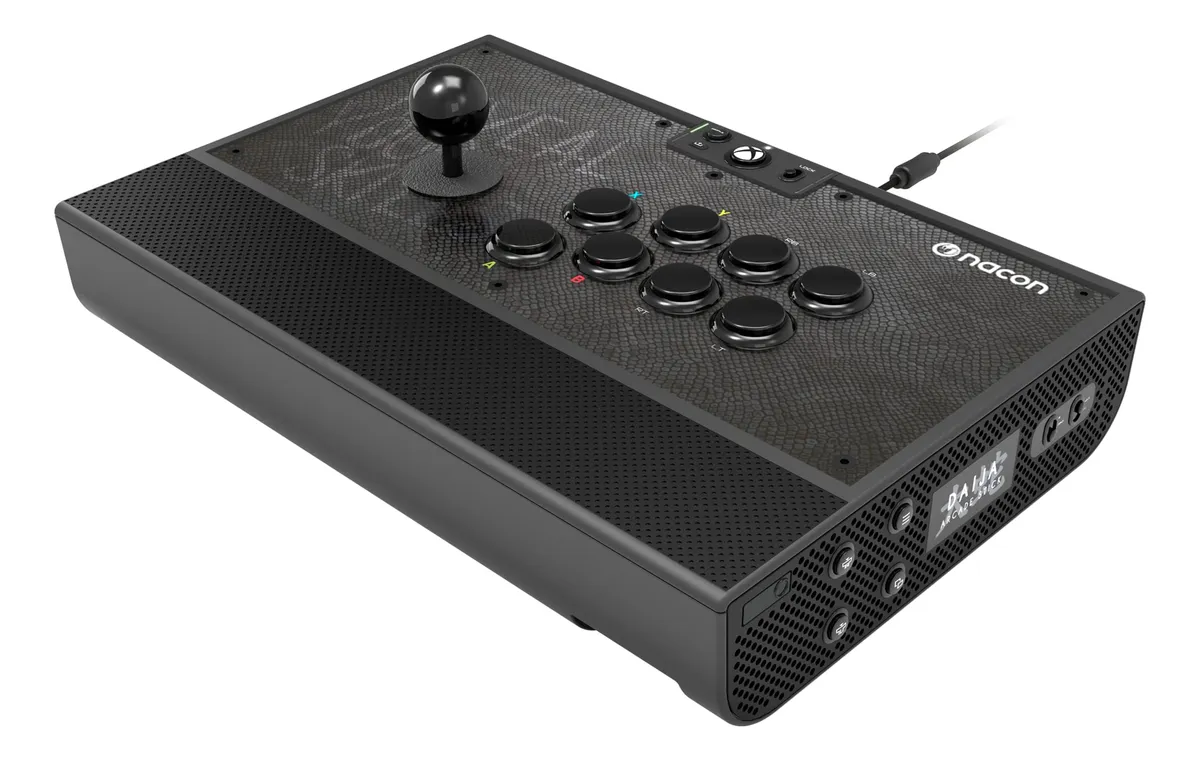 Fight Stick Arcade Oficial Xbox y PC: Control de Alta Precisión para Videojuegos de Lucha y Emulación - Experiencia de Juego Profesional