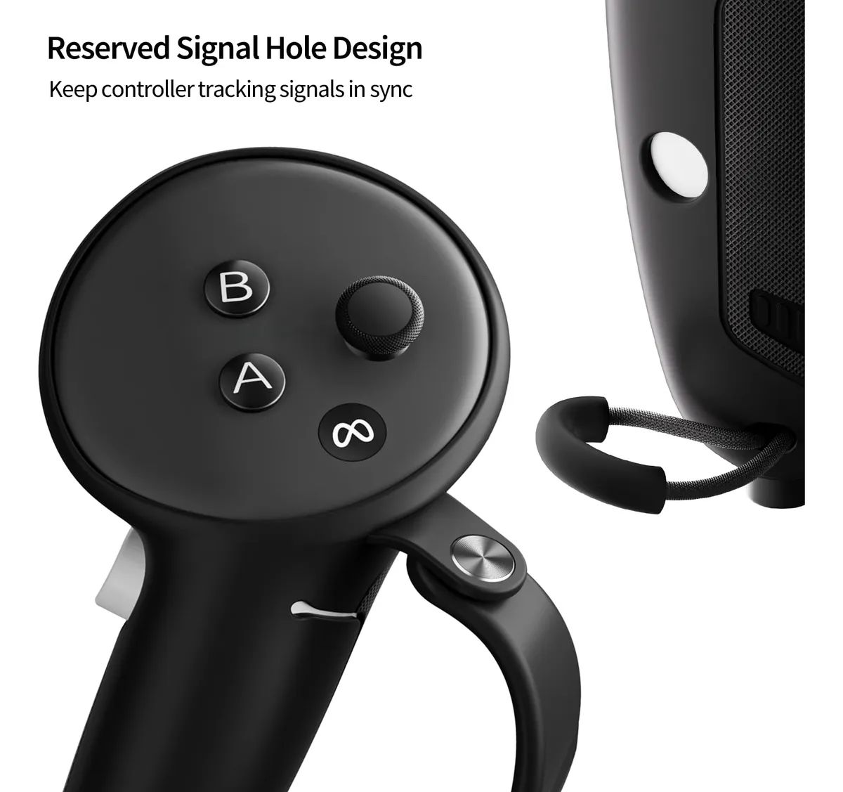 Controller Meta Moda Controles Meta Quest 3s/3 con Correas Ajustables Negro: Accesorios ...