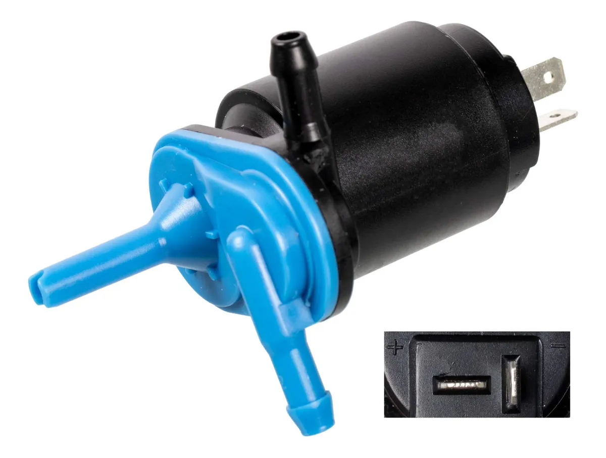 Bomba de Lavadora para Parabrisas y Faros Universal - Repuesto de Alta Eficiencia para Limpieza Óptima y Visibilidad Clara en Carretera - Paquete Individual de Alto Rendimiento