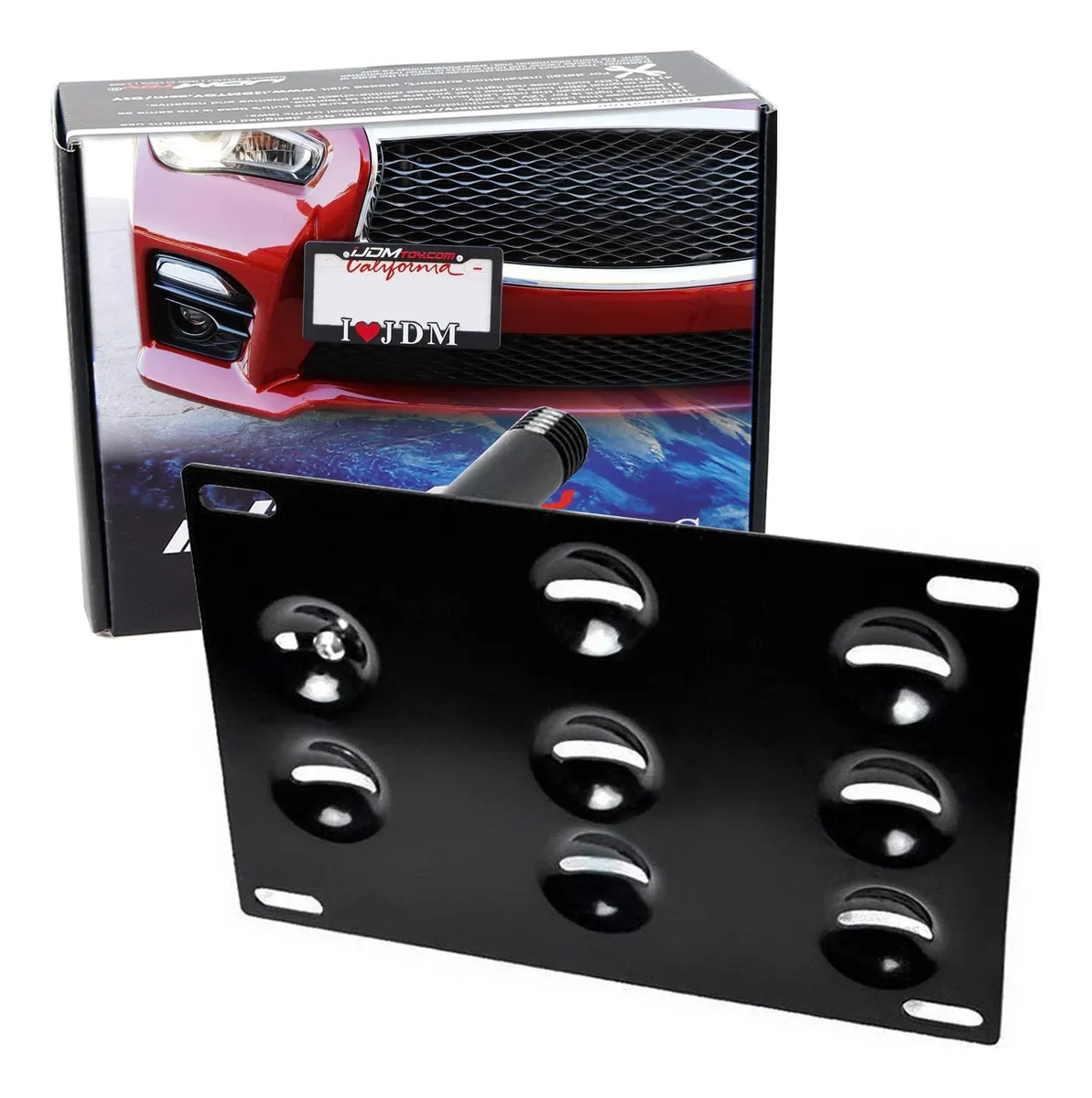 Kit Adaptador Soporte Matrícula Universal para Infiniti y Nissan - Accesorios Automotriz Esenciales - Mejora la Presentación de tu Vehículo