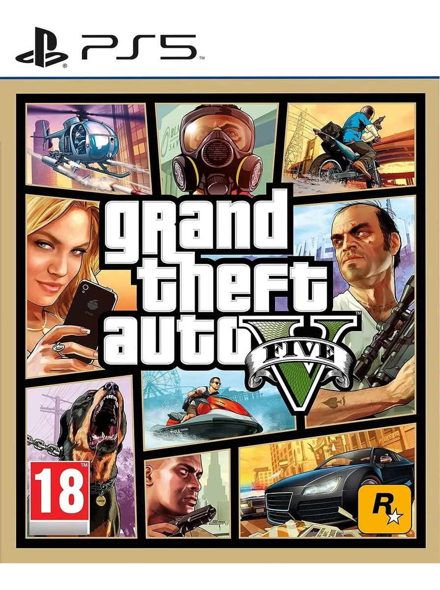 Grand Theft Auto V (GTA V) PS5 - Edición Europea, Sin Restricciones de ...