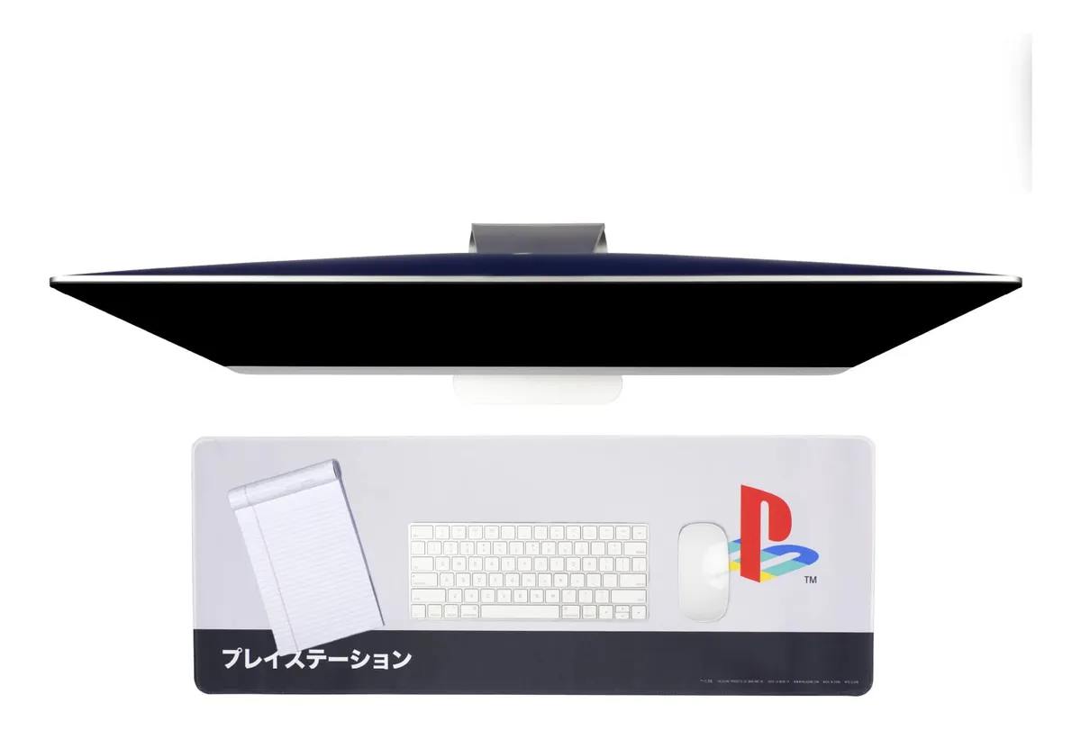 Alfombrilla de Escritorio Playstation 30x80cm - Diseño Impreso Gaming - Organiza Tu Espacio de Trabajo o Juego - Varios Colores Elegantes