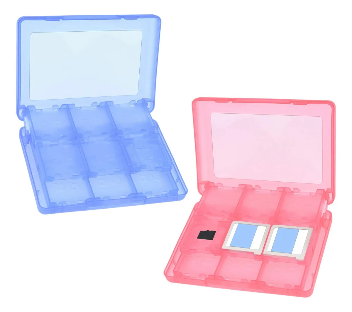Carcasa Reemplazo Caja Juego para Nintendo 3DS Edición Rojo y Azul - Funda Protectora Duradera para Consolas Portátiles - Accesorios Gaming Esenciales