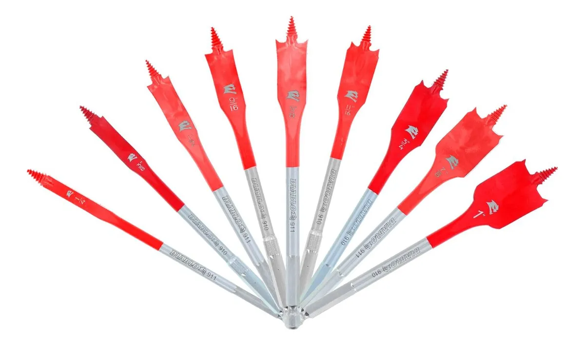 Juego de Puntas de Pala 9 Piezas con Diseño Curvado para Jardinería y Construcción - Velocidad y Eficiencia en Color Profesional