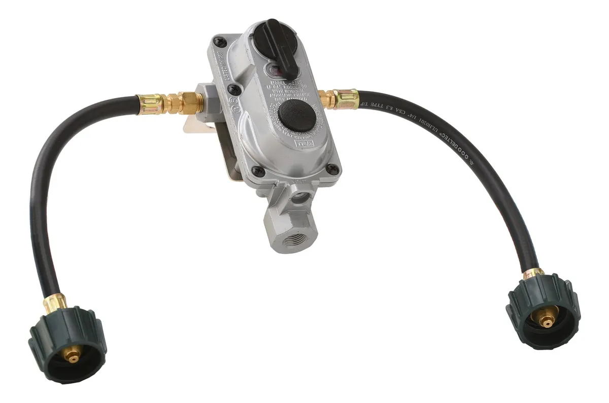 Regulador de Gas Propano LP Automático de 2 Etapas - Máxima Eficiencia y Seguridad - 12 Pulgadas - Ideal para Hogares y Comercios