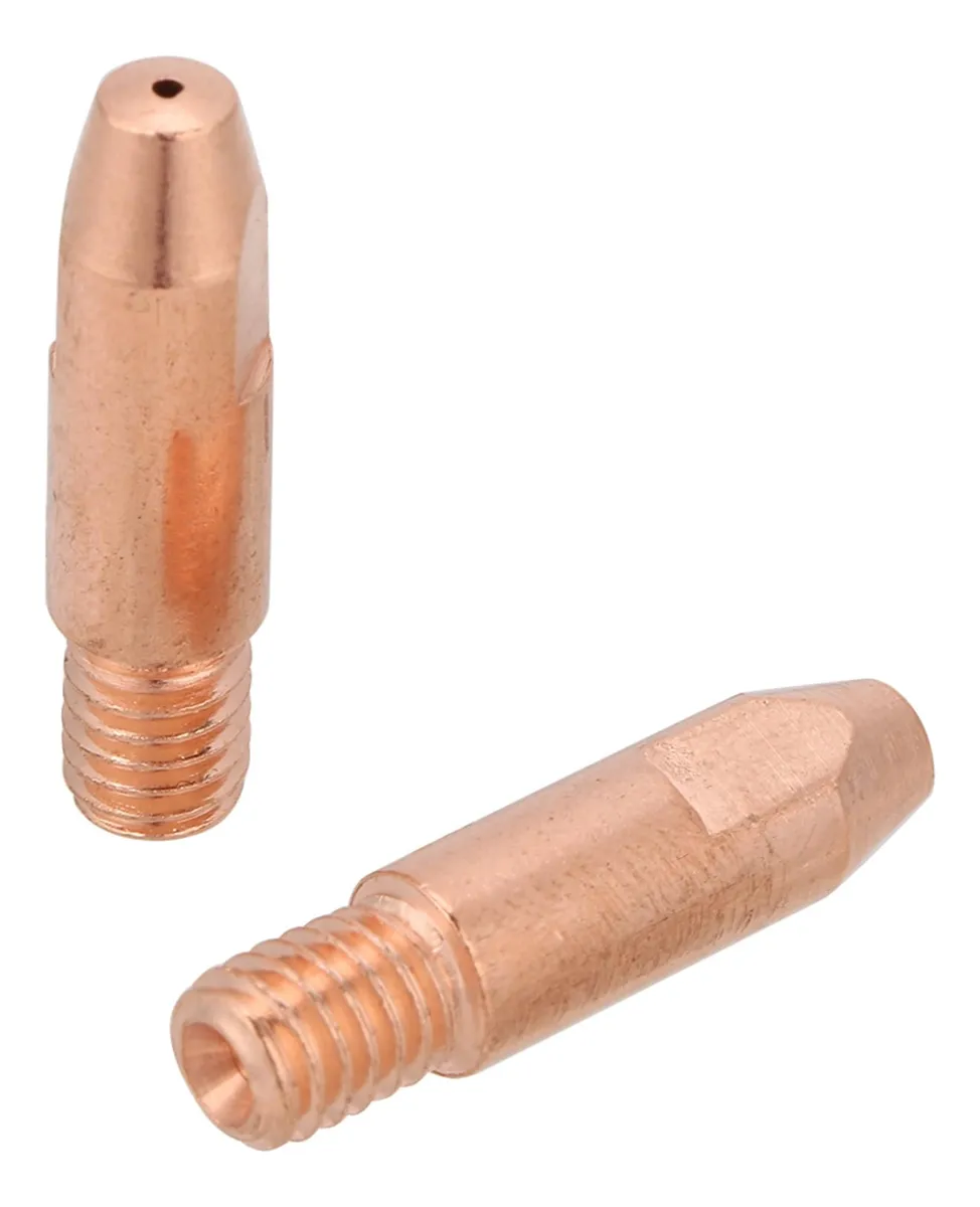 Punta de Cobre M6 para Antorcha de Soldadura - Diámetros 0.8mm, 1.0mm, 1.2mm - Repuesto Esencial para Soldadura Profesional y DIY