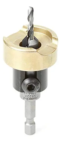 Avellanador de Carburo 82° con Tope de Profundidad Ajustable para Trabajos Metálicos de Precisión | Herramienta de Carpintería Profesional