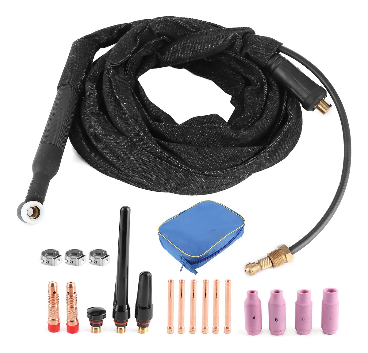Pistola Antorcha Soldar TIG WP26V Refrigerada 4M Profesional para Soldadura de Precisión | Equipamiento Soldador