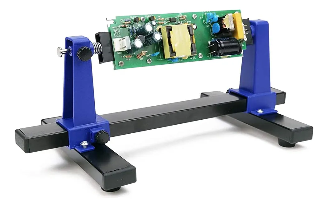 Soporte Ajustable para Placa de Circuito Impreso - Herramienta de Reparación Electrónica Profesional | Ideal para Soldadura y Montaje | Versátil y Estable