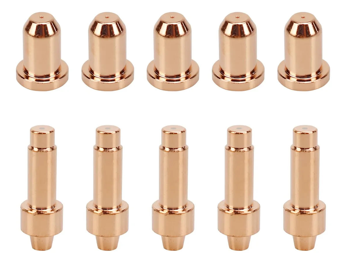 5 Electrodos y 1 Punta Boquilla para Cortador Plasma: Kit Repuesto Consumibles Alta Calidad para Trabajos Precisos | Durabilidad Profesional