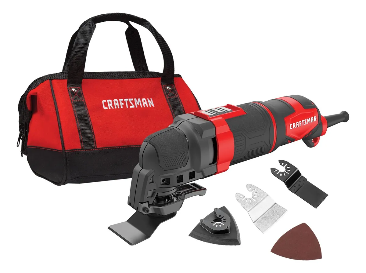 Kit de Herramientas Oscilantes Profesional con Lijas y Cuchillas para Corte y Desbaste Preciso en Madera, Metal y Plástico