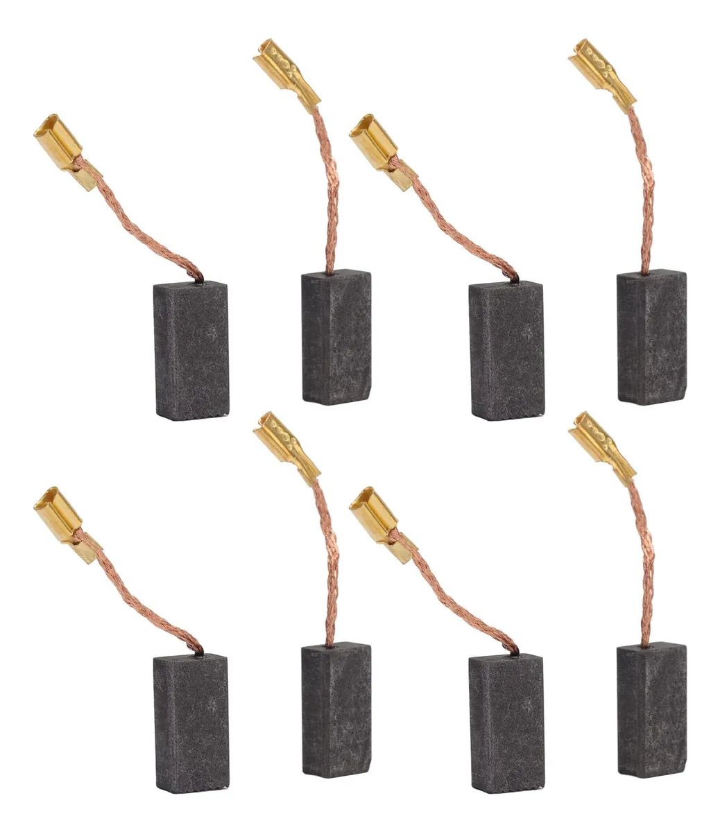 20 Piezas Escobillas de Carbón de Alta Resistencia para Motores Eléctricos - Durabilidad Superior y Rendimiento Confiable