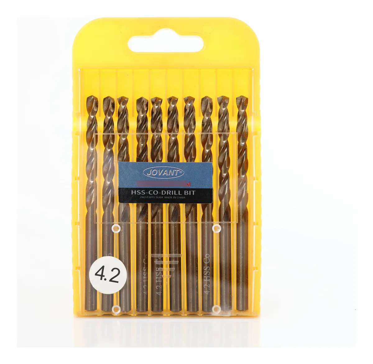 10 Brocas Cobalto HSS M35 42mm Alta Resistencia para Metal y Acero Inoxidable | Taladro Profesional