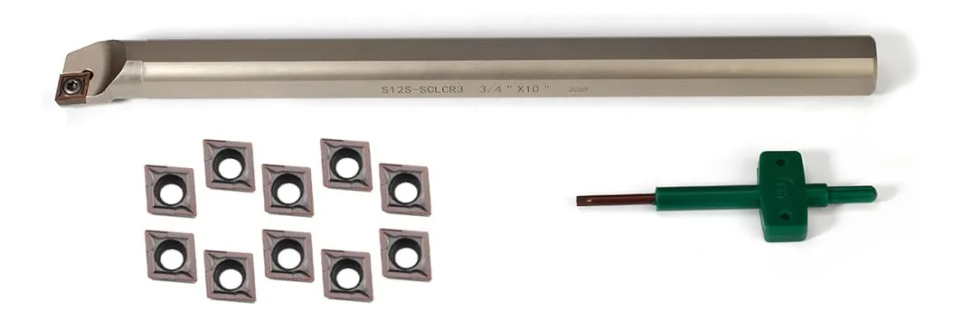 Barra de Mandrinar Indexable para Torneado con Insertos - Precisión Profesional para Acabados de Metal - Herramienta de Mecanizado de Alta Calidad