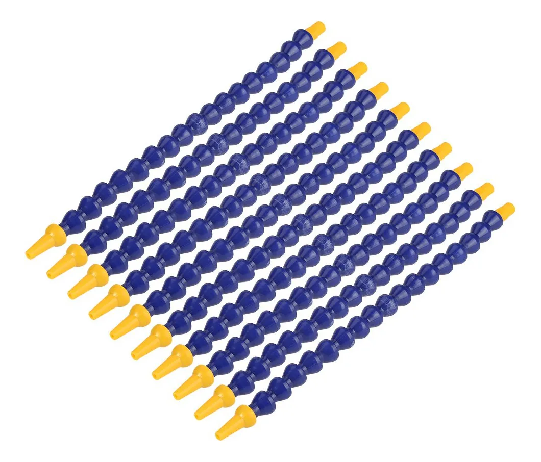 10x Mangueras de Refrigerante Flexibles 1/8" BSPT para Maquinaria y Taladros - Tubo Azul de Alta Calidad para Enfriamiento Preciso