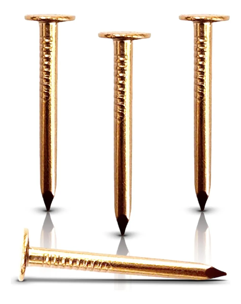 Uñas de Cobre de Alta Calidad para Techos y Muebles de Barco - Durabilidad y Estilo Náutico | Uñas para Reparación y Construcción
