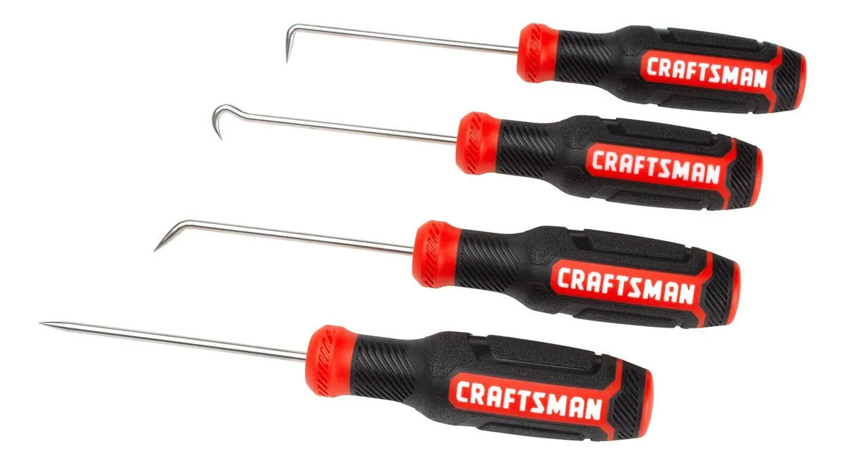 Juego de Herramientas de Precisión Bi-material 4 Piezas - Alta Durabilidad y Agarre Seguro - Ideal para Reparaciones y Montajes Delicados - Diseño Ergonómico Profesional