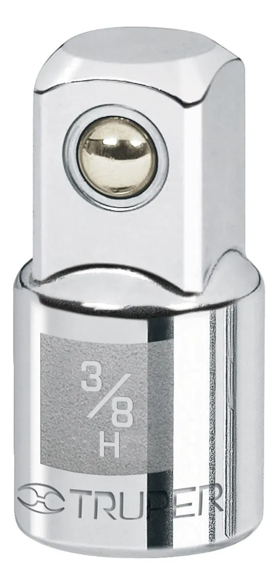 Adaptador Truper 3/8" x 1/2" para Herramientas | Conexión Segura y Versátil para Trabajos Profesionales