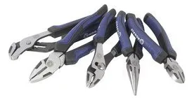 Juego de 5 Pinzas de Precisión para Manualidades, Reparaciones y Electrónica | Set Profesional Multiusos para Hogar y Taller