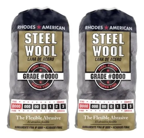 Almohadilla De Lana De Acero Fina Grado 0000 Para Pulido y Limpieza Profesional | Pack 12 Unidades