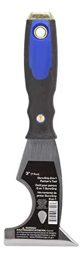 Herramienta Multifuncional 6 en 1 para Pintores: Raspador, Removedor y Esparcidor Profesional de Pintura | Ideal para Obras y Hogar