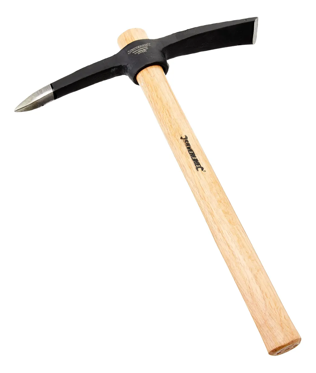 Pico Profesional Silverline 24 oz para Mortero | Herramienta de Albañilería Resistente para Demolición y Preparación | Acabado Plateado Duradero