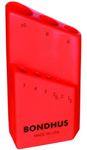 Estuche de Herramientas Bondhex con Código de Colores - Juego Completo de 9 Herramientas Esenciales para Reparaciones y Proyectos | Diseño Profesional y Duradero