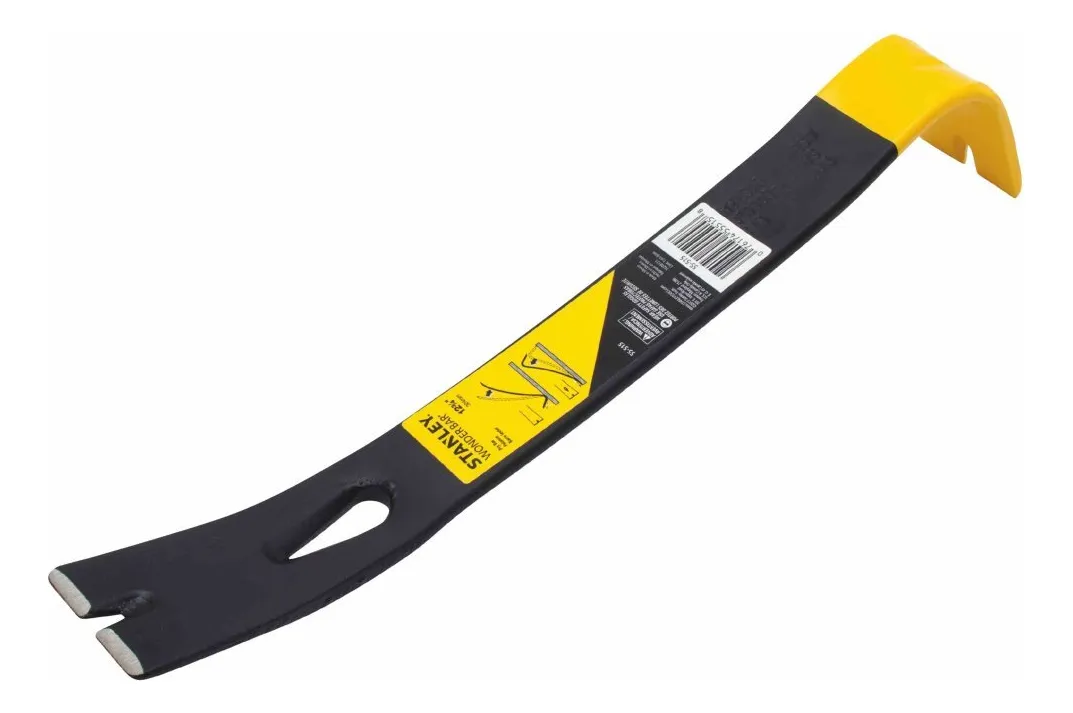 Stanley Wonder Bar Palanca de Desmontaje 4 Piezas Profesional Acero Duradero para Demolición y Reparación de Madera
