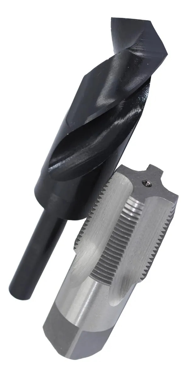 Grifo de Tubo NPT Acero al Carbono con Brocas de Acero | Herramienta Profesional para Roscado Preciso | Acabado de Frecuencia Resistente y Duradero