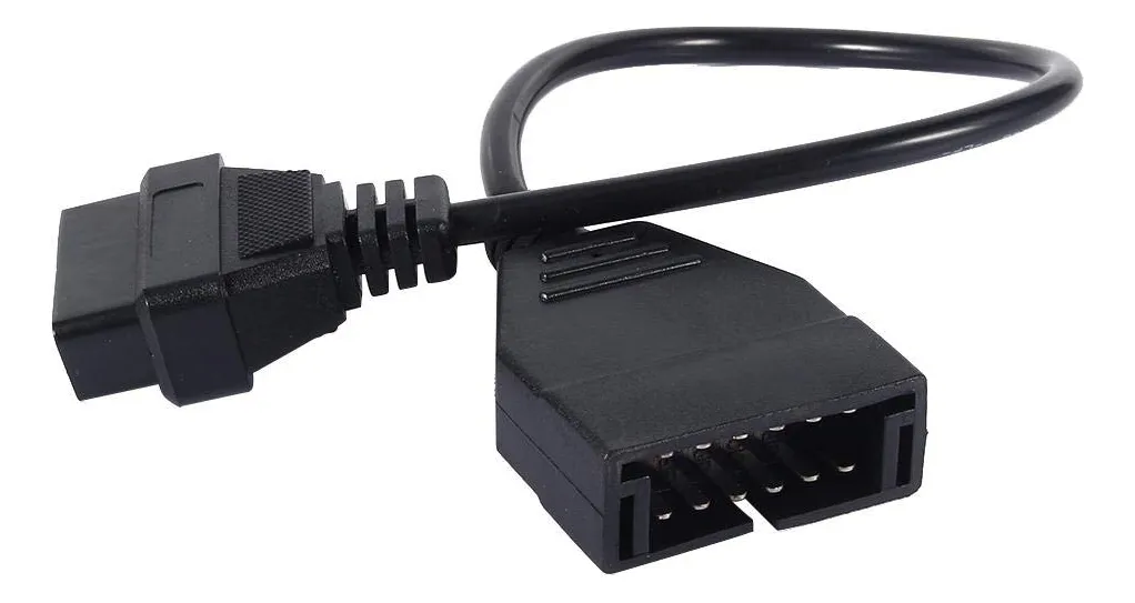 Cable Adaptador OBD1 a OBD2 de 12 a 16 Pines para Diagnóstico Avanzado de Coche | Conector Universal para Vehículos | Herramienta Esencial para Mecánicos y Entusiastas