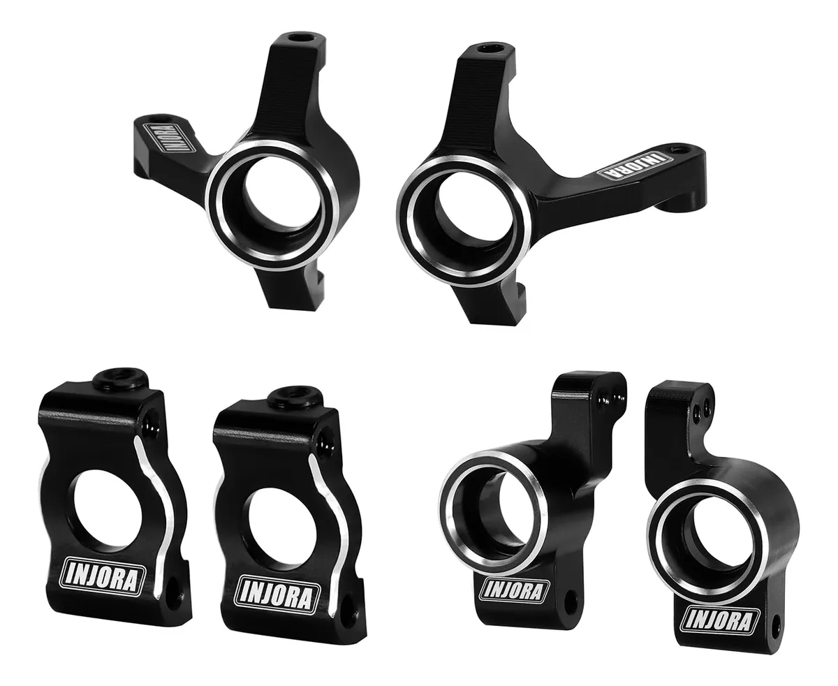 Nudillos de Dirección Delantera de Aluminio para Buggy 1/24 - Pieza de Repuesto de Alta Resistencia para Control Preciso y Durabilidad Mejorada en RC