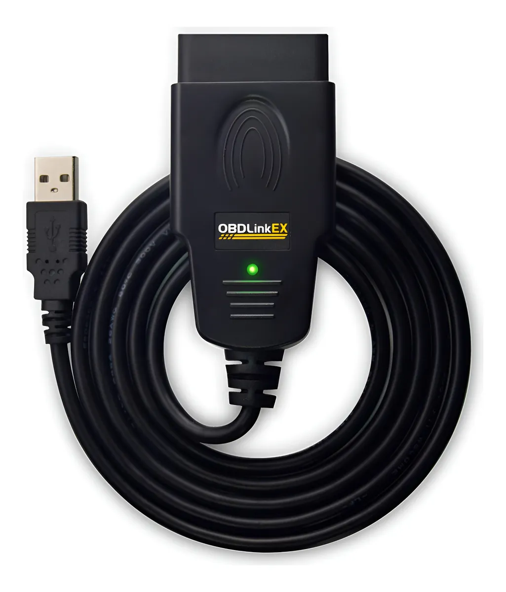 Adaptador OBD para Forscan OBDLink EX | Diagnóstico Automotriz Profesional, Conectividad Rápida, Ideal para Vehículos Ford y Mazda