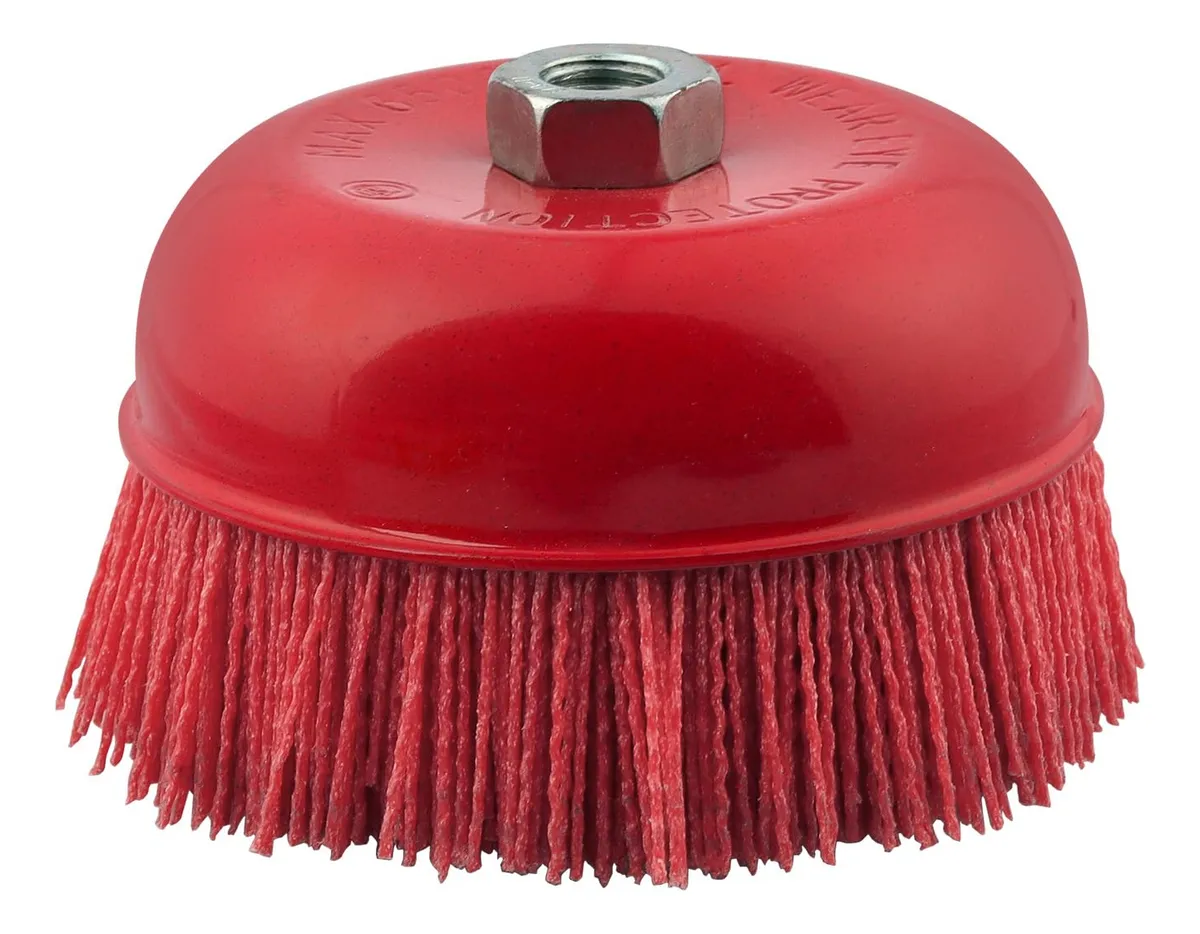 Cepillo Abrasivo de Nailon para Limpieza Profunda de Superficies | Elimina Polvo y Suciedad Difícil | Herramienta Versátil para Hogar y Taller