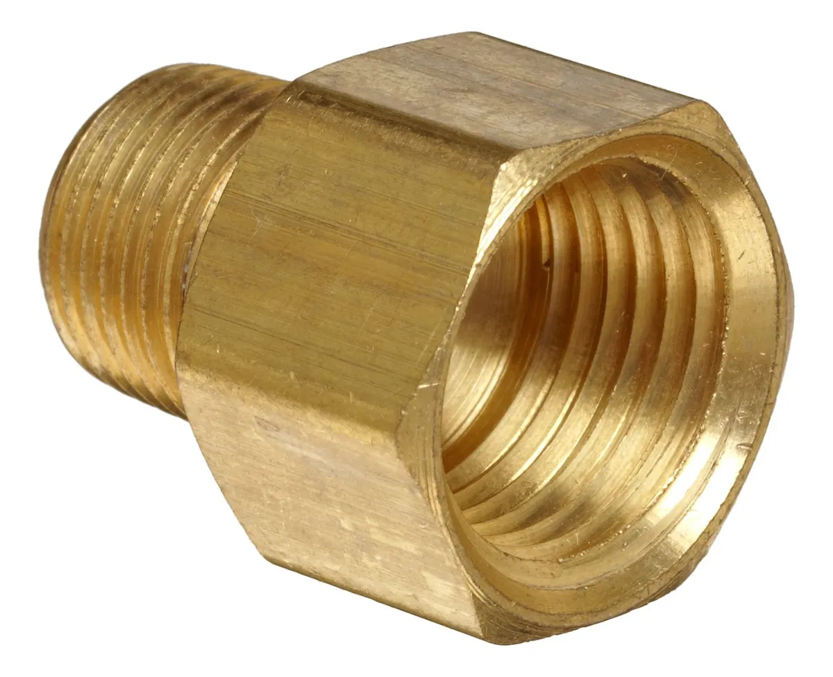 Adaptador Tubería Latón Macho Hembra 1/2" - Conexión Durable para Fontanería y Riego | Conector Roscado Universal