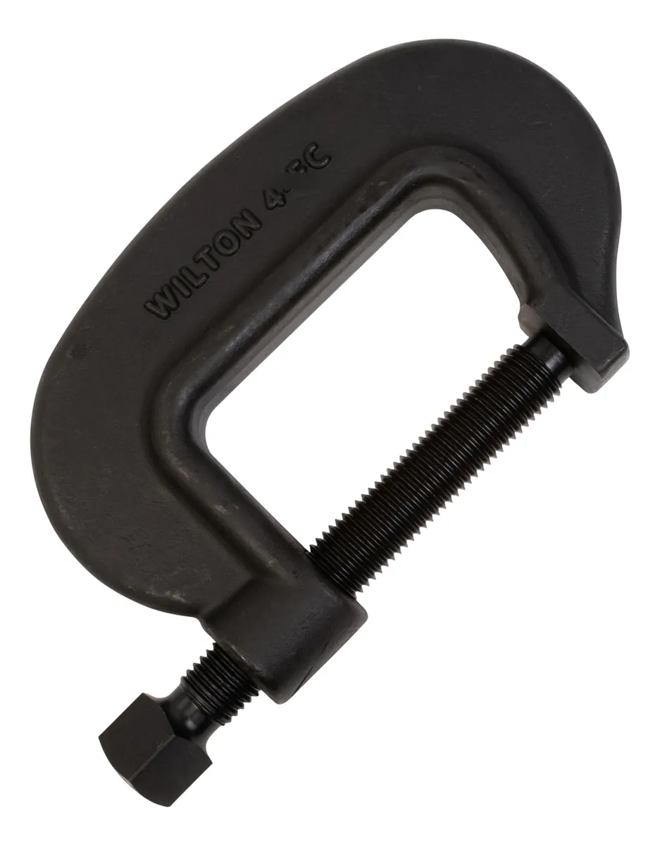 Abrazadera C Brute Force: Fuerza de Sujeción 2000 Lbs para Trabajos Pesados, Herramienta Profesional de Carpintería y Metalurgia